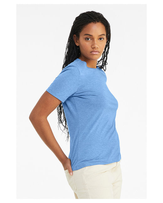 Women's Heathered Relaxed Jersey Short-Sleeve T-Shirt - Heather Carolina Blue