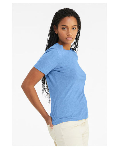 Women's Heathered Relaxed Jersey Short-Sleeve T-Shirt - Heather Carolina Blue