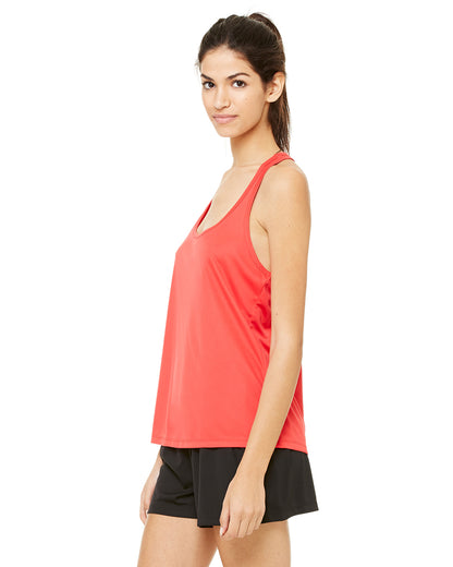 Women's Performance Racerback Tank - Sport Red