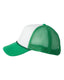 Valucap VC700 - Foam Mesh-Back Trucker Cap - White / Kelly