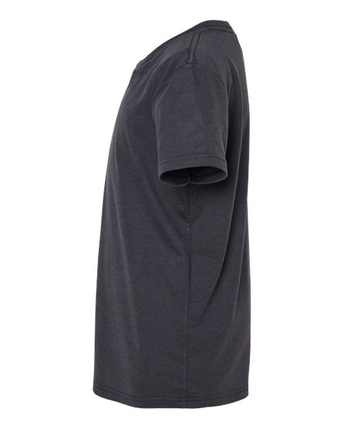 BELLA + CANVAS 3413Y Solid Dark Grey Triblend — direct side