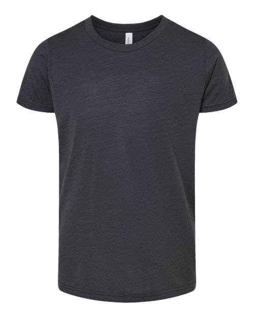 BELLA + CANVAS 3413Y Solid Dark Grey Triblend — front