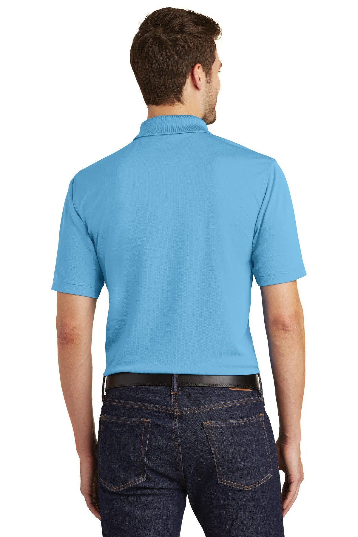 Unisex Dry Zone UV Micro-Mesh Polo - Carolina Blue