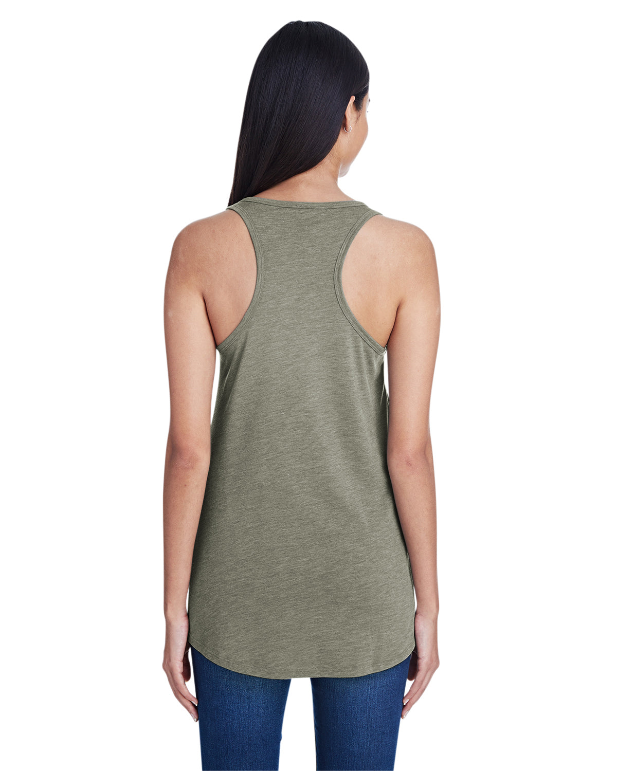 Women's Freedom Tank - Heather City Green