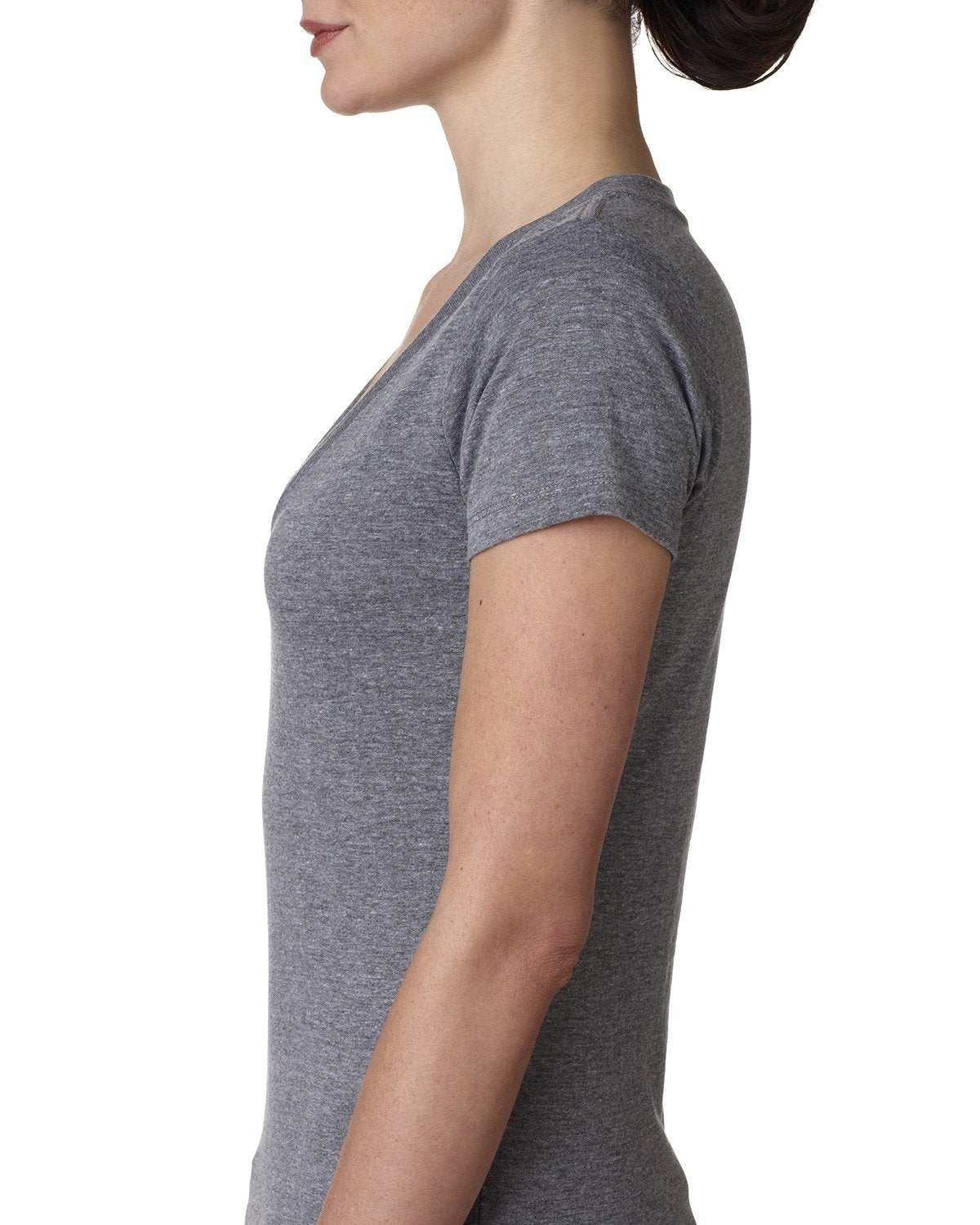 Women's Triblend Deep V - Premium Heather