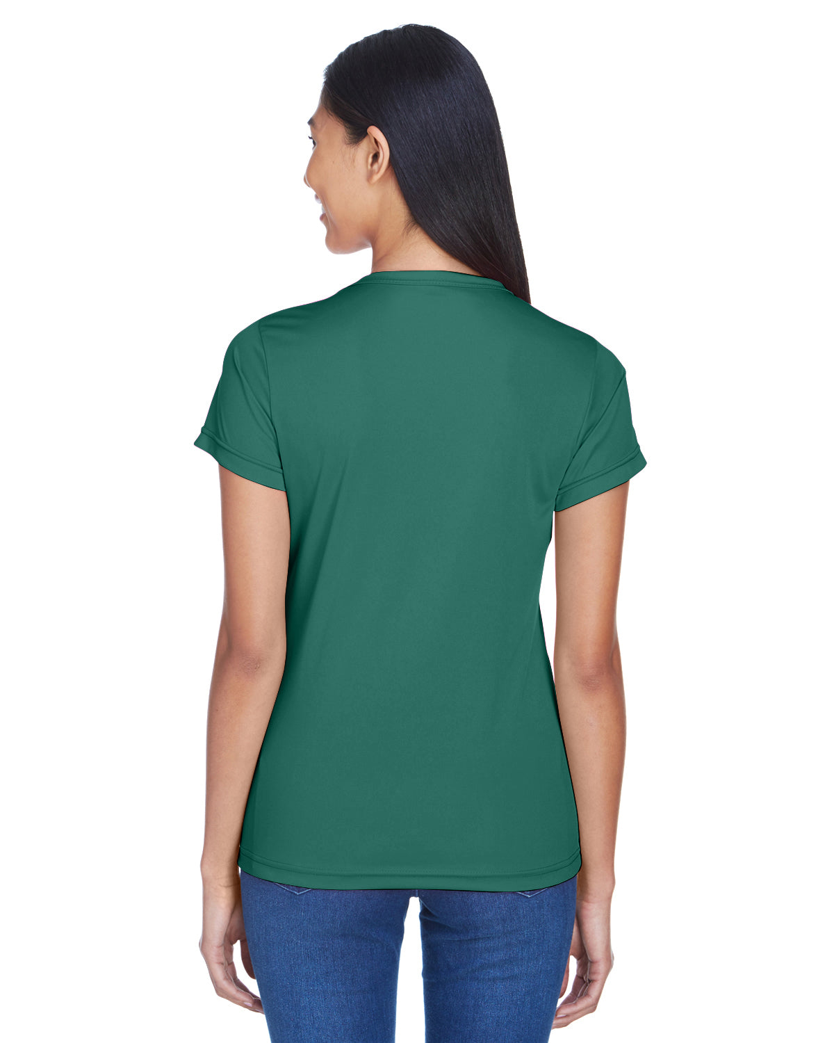 Women's Cool & Dry Sport Performance Interlock T-Shirt - Forest Green