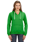 Women's Sydney Brushed V-Neck Hoodie - Lime