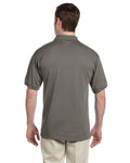 Unisex 50/50 Jersey Polo with Pocket - Graphite Heather