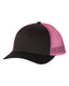 Richardson 115J1 - Low Pro Trucker Cap - Black / Neon Pink