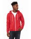 Bella + Canvas 3739 - Unisex Poly-Cotton Sponge Fleece Full-Zip Hoodie - Heather Red