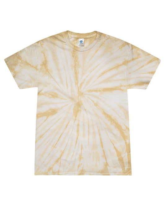 Youth 100% Cotton T-Shirt - SPIDER MUSTARD