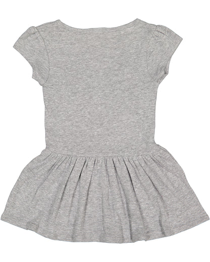 Infant Baby Rib Dress - Heather