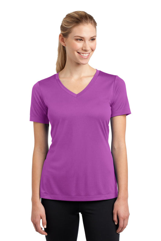 Women's PosiCharge Competitor V-Neck Tee - Pink Orchid