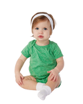 Infant Harborside Melange Bodysuit - Green Melange