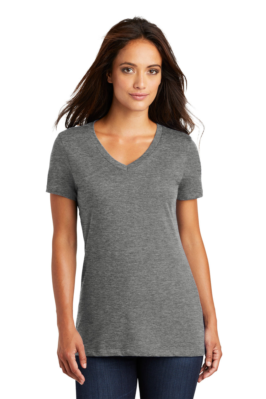 Women's Perfect Weight V-Neck Tee - Heather Nickel