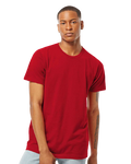 Unisex Fine Jersey Tee - Cardinal