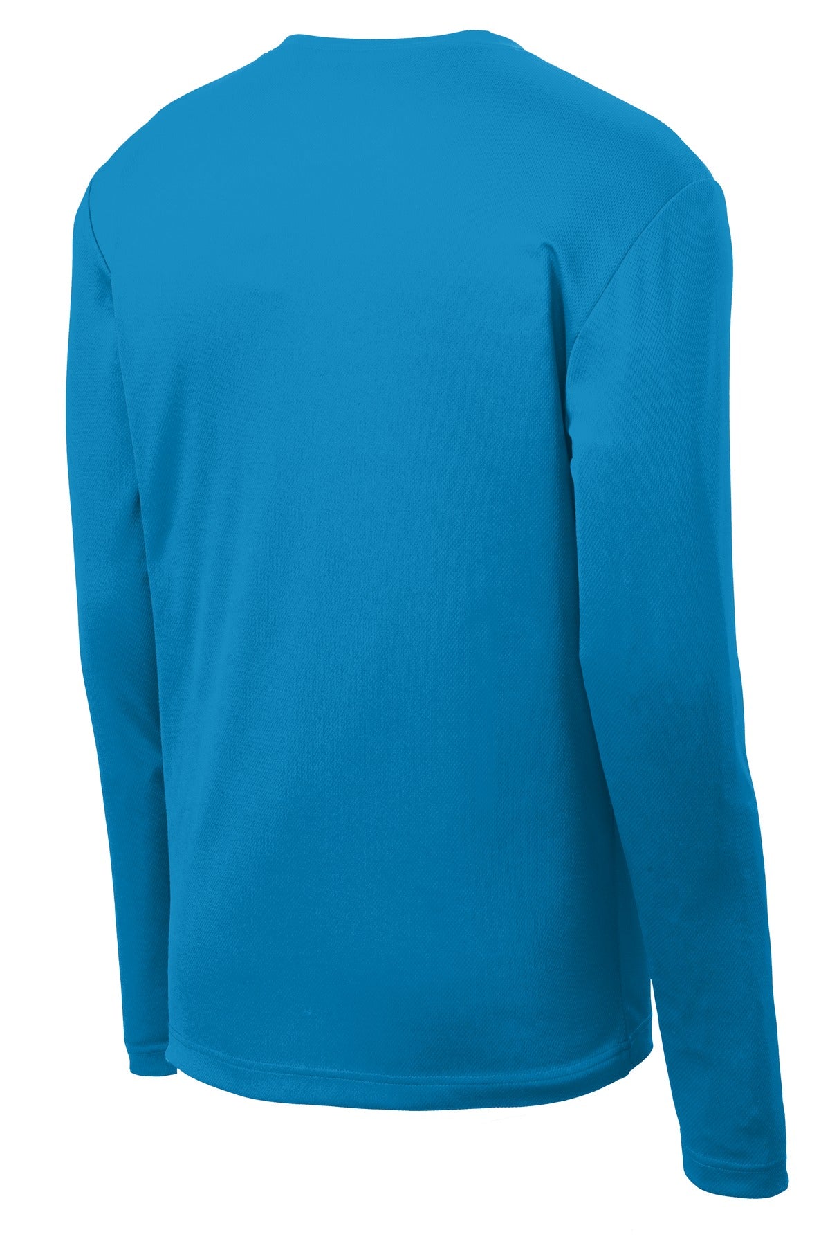 Unisex PosiCharge RacerMesh Long Sleeve Tee - Pond Blue