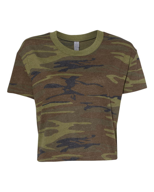 Women's Headliner Cropped T-Shirt - Camo