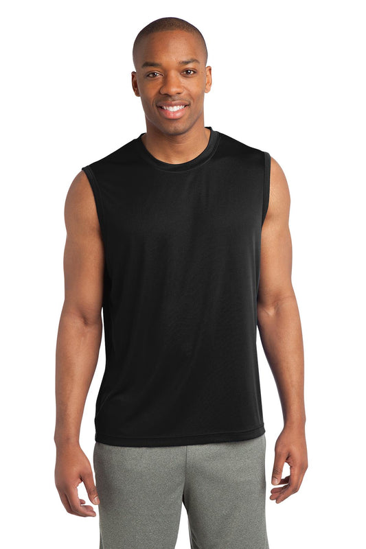 Men's Sleeveless PosiCharge Competitor Tee - Black