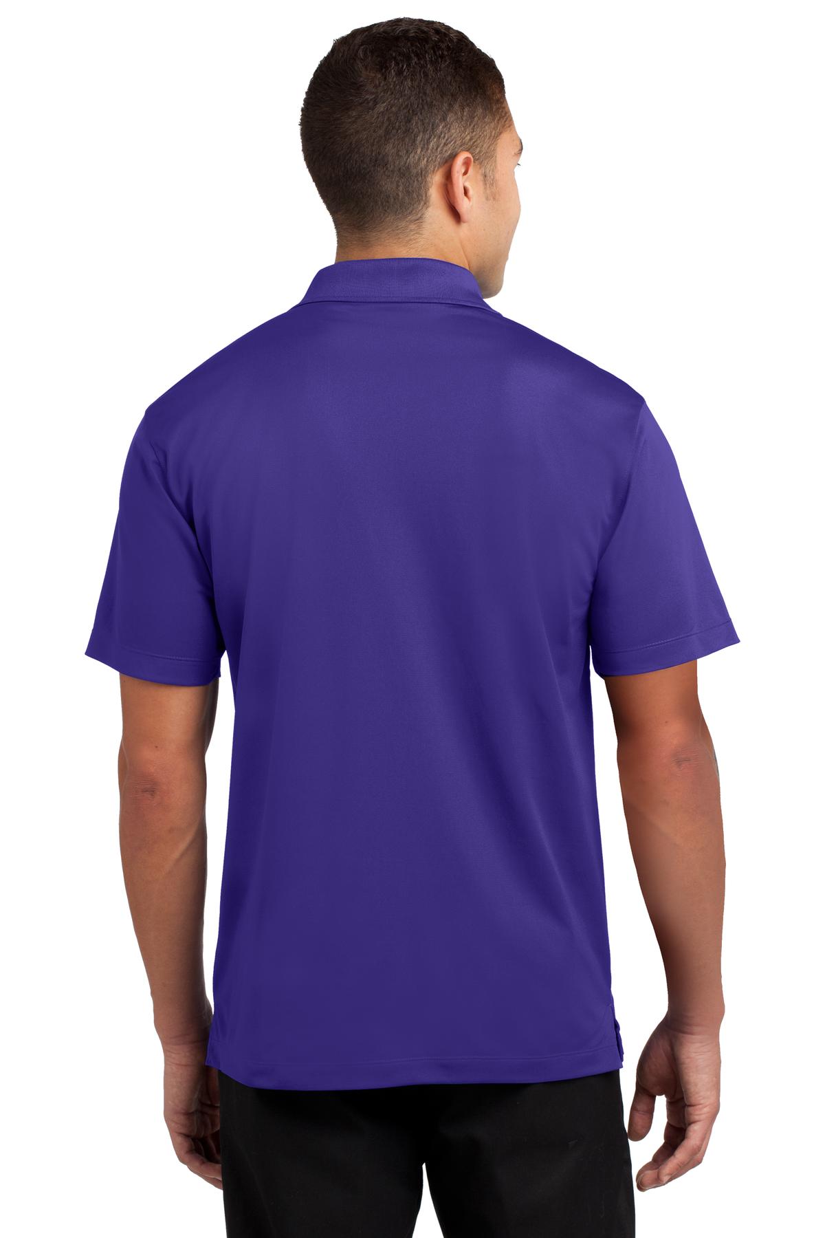 Men's Micropique Sport-Wick Polo - Purple
