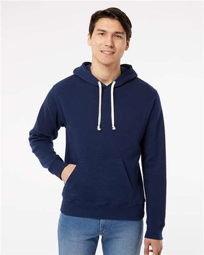 J. America 8871 True Navy Solid — on model front
