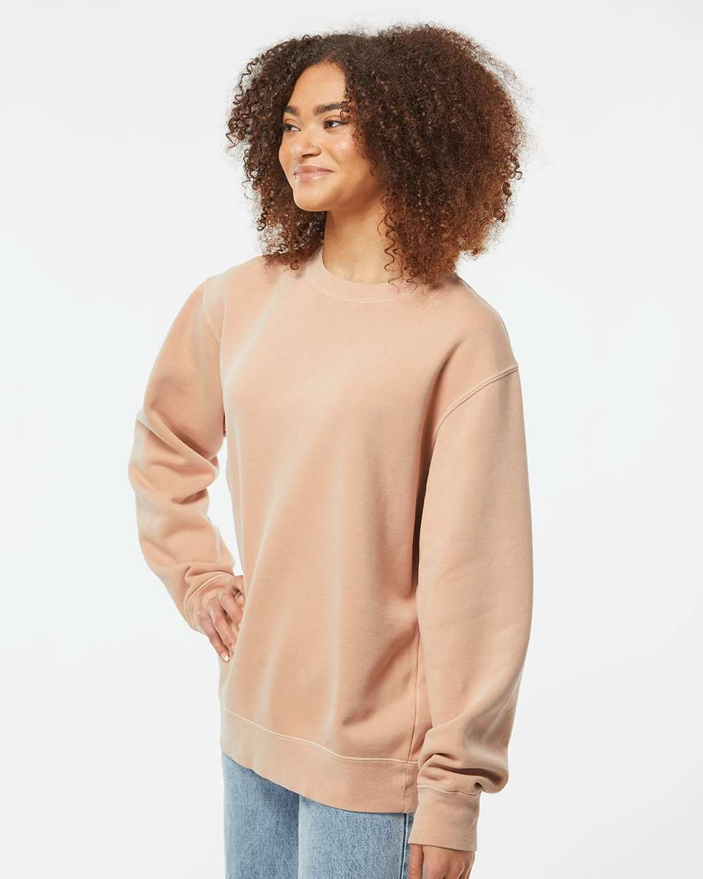 Heavyweight Pigment-Dyed Sweatshirt - Pigment Dusty Pink