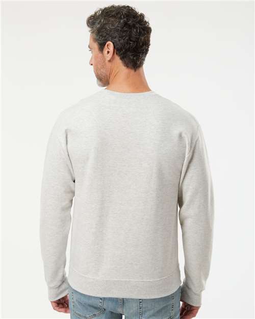 JERZEES 562MR Oatmeal Heather — on model back