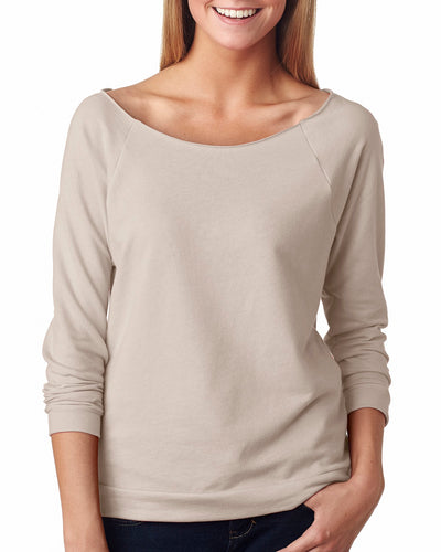 Women's French Terry 3/4-Sleeve Raglan - Sand