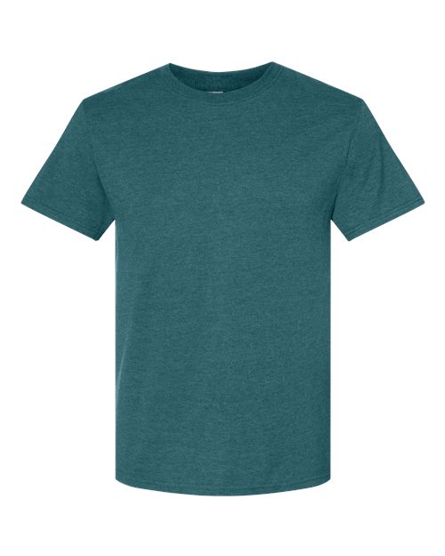JERZEES 560MR Digital Teal Heather — front