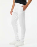 JERZEES 975MPR White — on model side