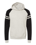 JERZEES 97CR Oatmeal Heather/ Black Ink — front