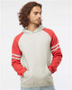 Oatmeal Heather/ Fiery Red Heather