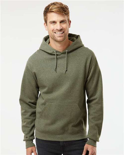 JERZEES 996MR Military Green Heather — on model front