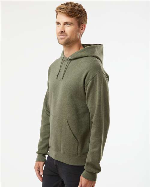 JERZEES 996MR Military Green Heather — on model side