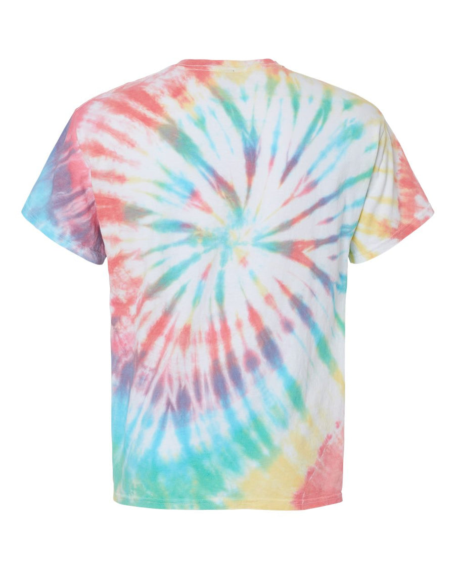 Unisex Multi-Color Spiral Short Sleeve T-Shirt - Prism