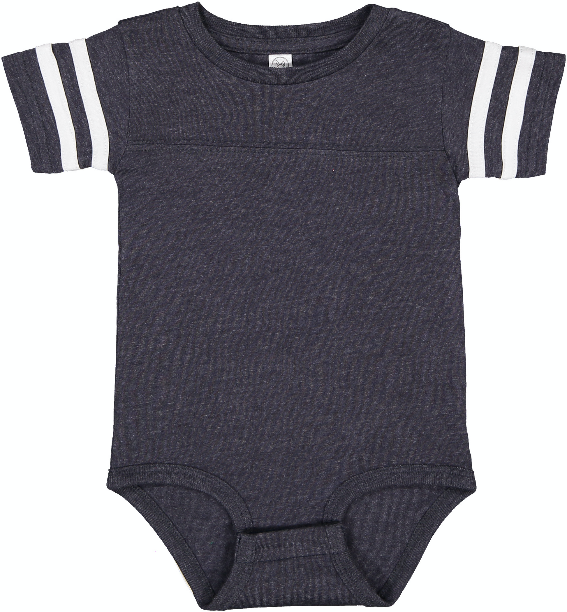 Infant Football Bodysuit - Vintage Navy / Blend White