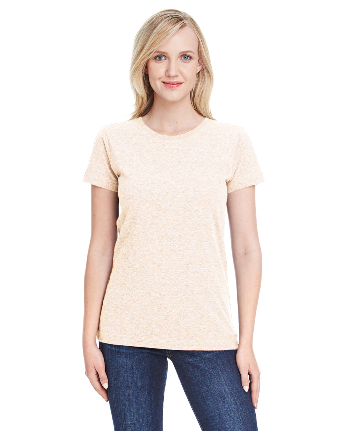 Women's Fine Jersey T-Shirt - Natural Heather