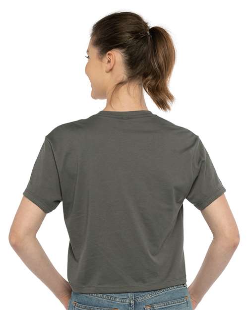 Next Level 1580 Dark Grey — on model back