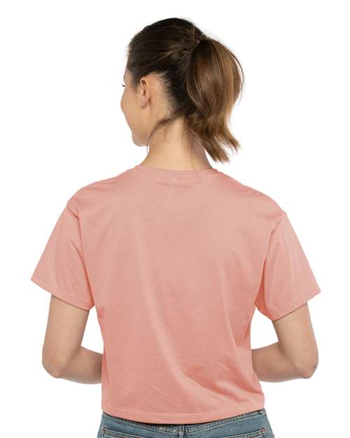 Next Level 1580 Desert Pink — on model back