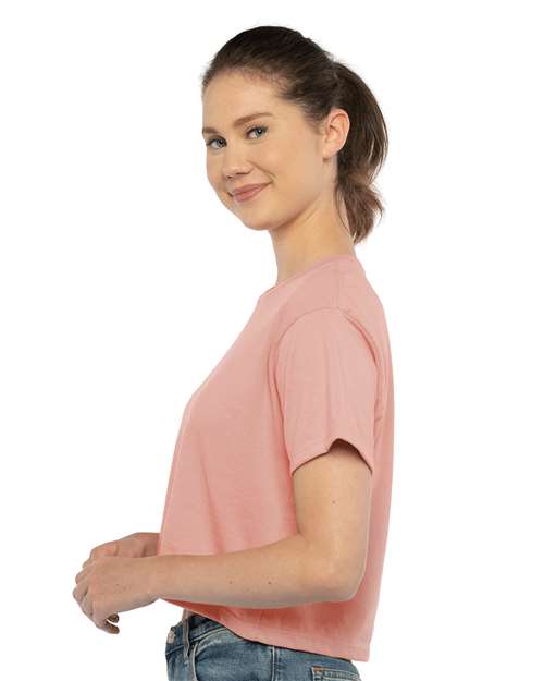 Next Level 1580 Desert Pink — on model side