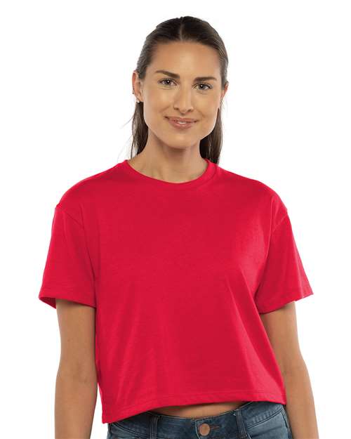 Next Level 1580 Red — on model front