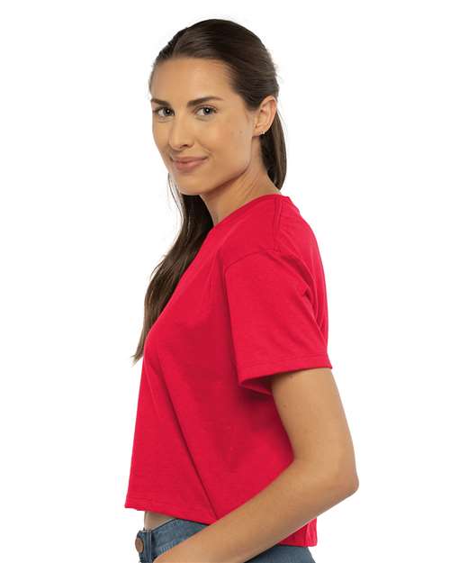 Next Level 1580 Red — on model side