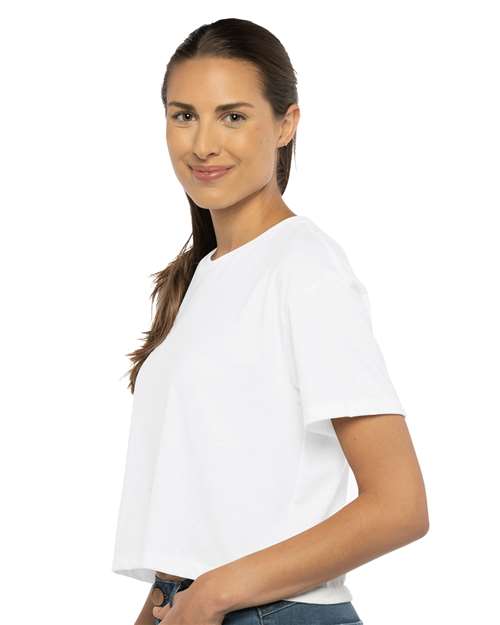 Next Level 1580 White — on model side