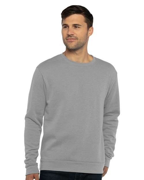 Next Level 9002 Heather Grey — on model front