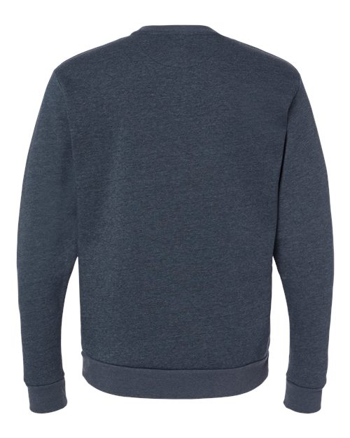 Next Level 9002 Heather Midnight Navy — back