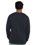 Next Level 9002 Heather Midnight Navy — on model back