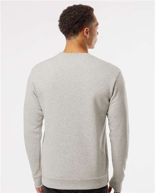 Next Level 9002 Oatmeal — on model back