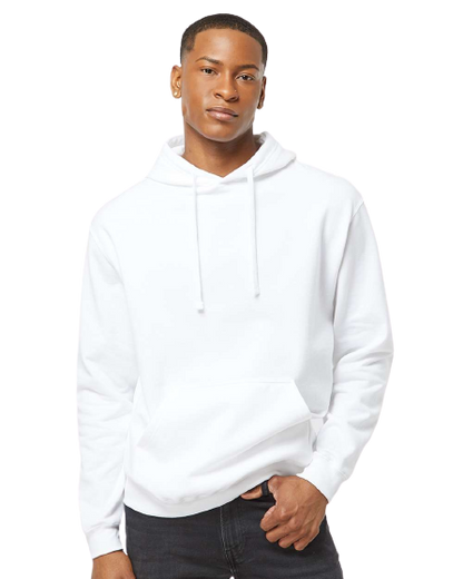 Unisex Fleece Pullover Hoodie - White