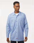 Dickies L535 Light Blue — on model front