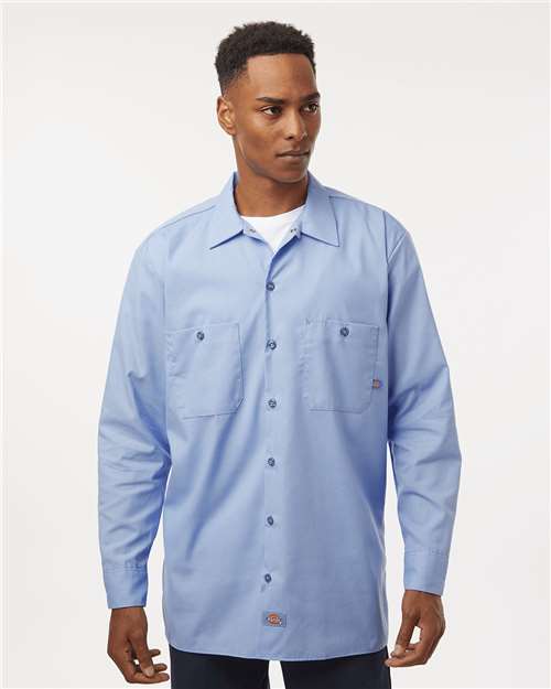 Dickies L535 Light Blue — on model front